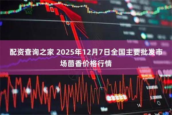 配资查询之家 2025年12月7日全国主要批发市场茴香价格行情